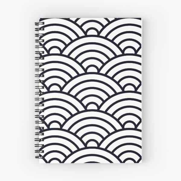 Item preview, Black and White Seigaiha designed and sold by Sybille-Yates.