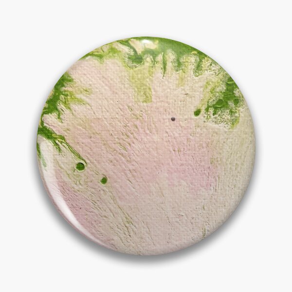 Item preview,  pink, yellow, green, white acrylic pour. designed and sold by Kim-Pratt.