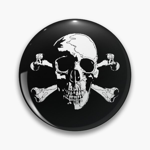 Item preview, Skull and cross bones White designed and sold by EvilLeftHand.