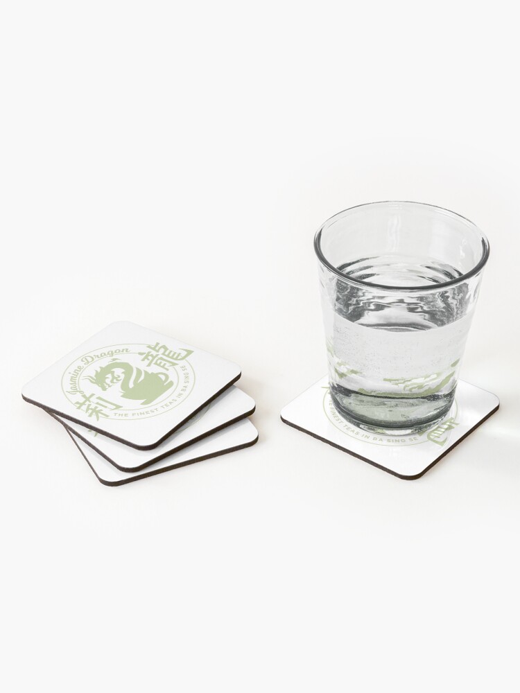 Alternate view of Jasmine Dragon Ba Sing Se Sticker Coasters (Set of 4)