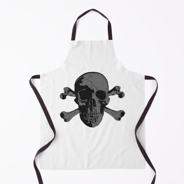 Item preview, Skull and cross bones Black and Grey designed and sold by EvilLeftHand.