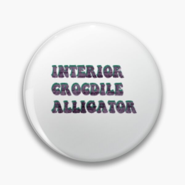 Artikelvorschau, Interior Crocodile Alligator zweifarbig entworfen und verkauft von Emilys-Designs-.