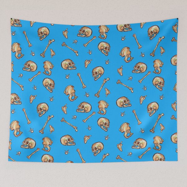 Item preview, Bones (Blue) designed and sold by Amber O'Hara.