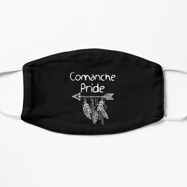 Comanche Pride Native American Nice Gift Men Women Kids Flat Mask