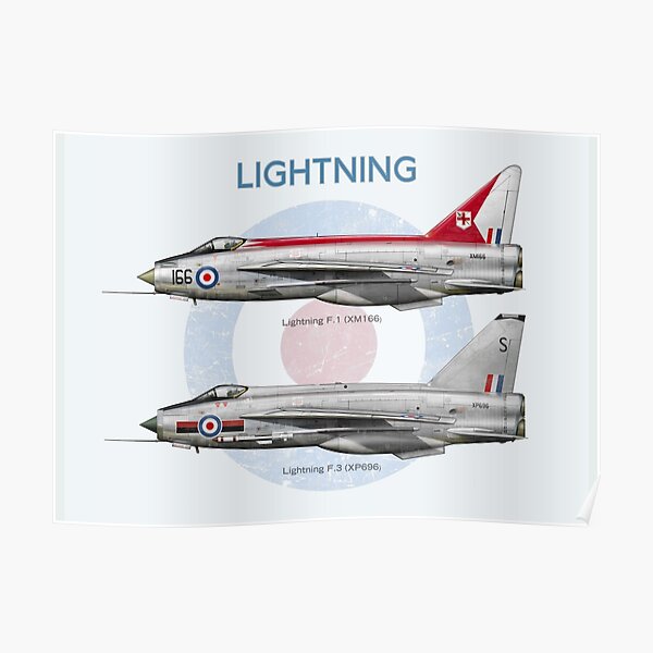 English Electric Lightning Poster