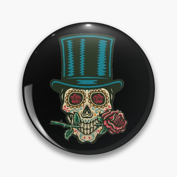 Aperçu de l'œuvre Crâne Mexicain Gentleman  créée et vendue par eDigi-Arts.