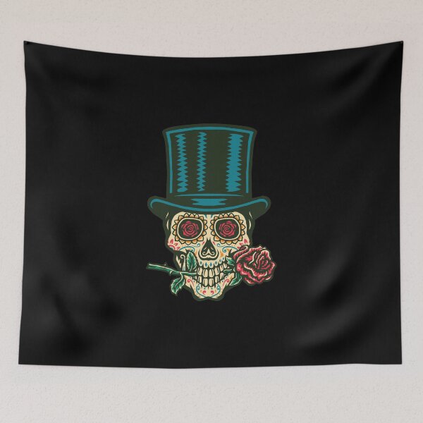 Item preview, Mexican Gentleman Skull designed and sold by eDigi-Arts.