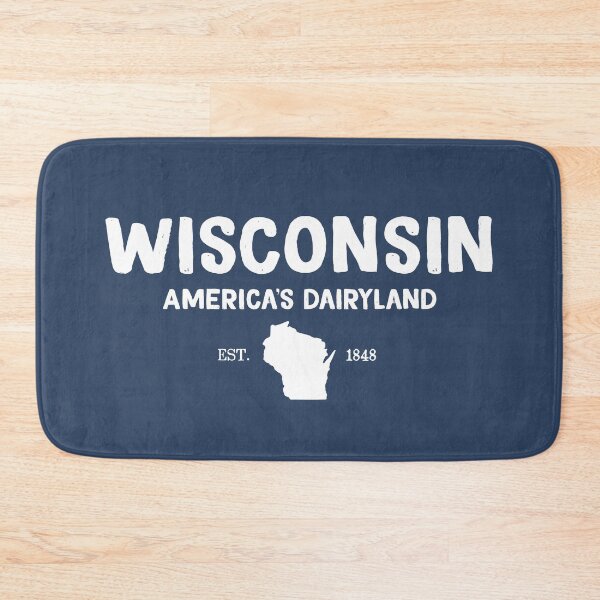 Item preview, Wisconsin, America's Dairyland State Motto designed and sold by GreatLakesLocal.
