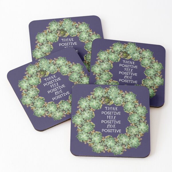 Item preview, Think Positive Feel Positive Live Positive designed and sold by Designhub1000.