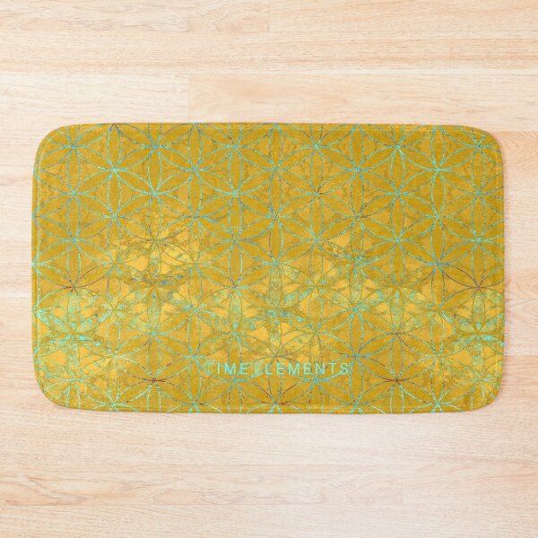 Item preview, flower of life gold aqua designed and sold by filippobassano.