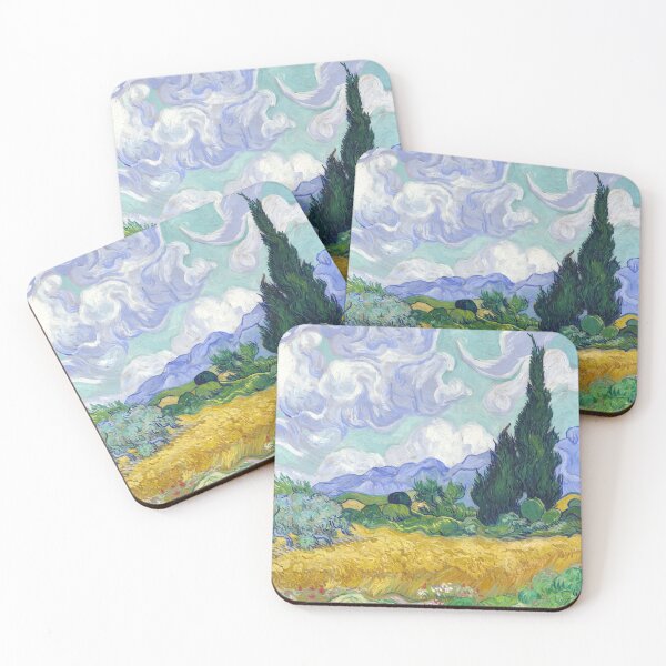 Item preview, Wheat Field with Cypresses, Van Gogh designed and sold by fourretout.