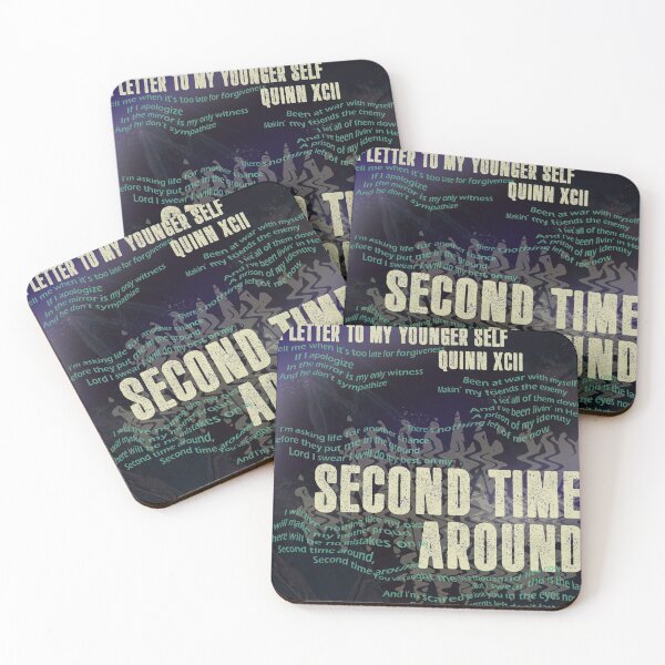 Item preview, Second Time Around - Quinn XCII (ft. Ashe) typographic designed and sold by hilariffic.