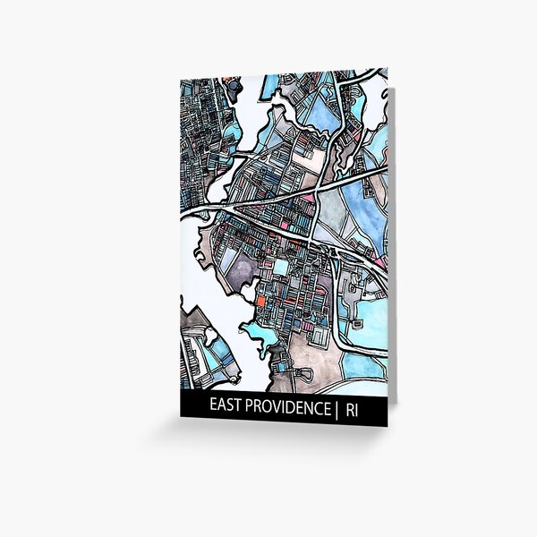 East Providence, RI Greeting Card