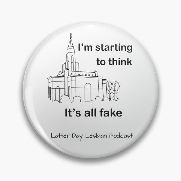 Item preview, "I'm starting to think it's all fake" T designed and sold by LatterDayLes.