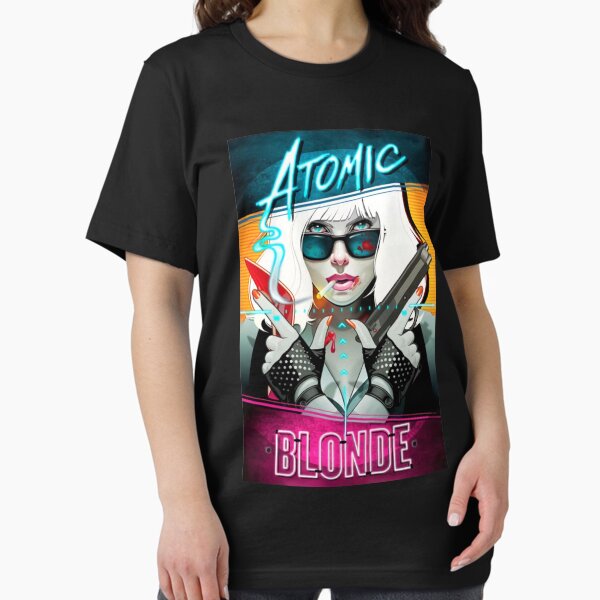 Artikel-Vorschau von Atomic Blonde Poster T-Shirts Geschenk für Fans, Geschenk für Männer und Frauen, Halloween-Tag, Thanksgiving, Weihnachten, designt und verkauft von FidelisTees.
