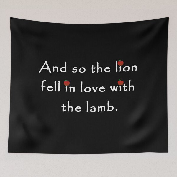 Artikelvorschau, Twilight Saga Lion und Lamb White entworfen und verkauft von muchhappier.