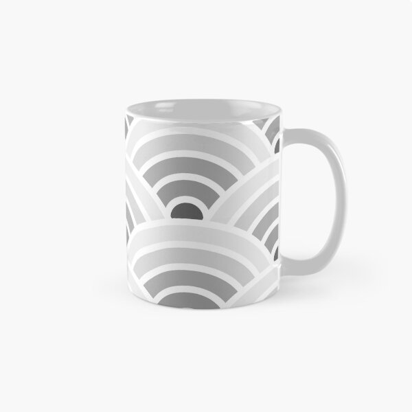 Item preview, Gray Seigaiha designed and sold by Sybille-Yates.