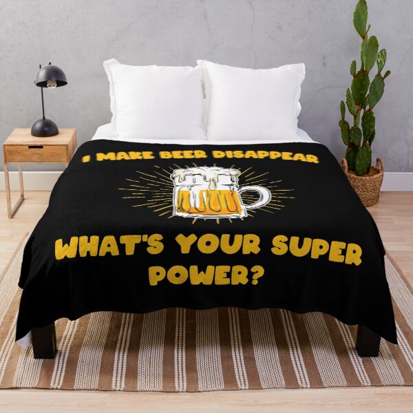 Item preview, FUNNY I MAKE BEER DISAPPEAR WHAT'S YOUR SUPER POWER DESIGN designed and sold by Picspot.