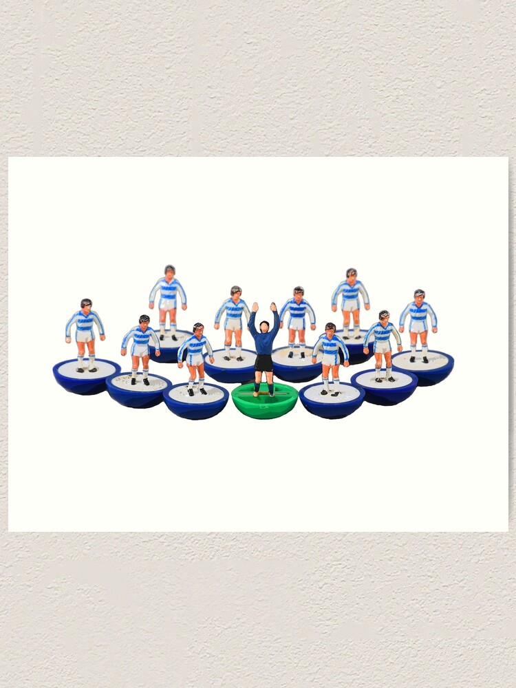 "QPR, Greenock Morton subbuteo football team" Art Print for Sale by