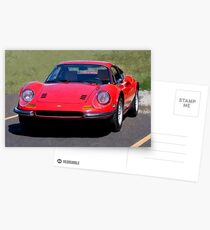 Ferrari Dino in Red Postcards