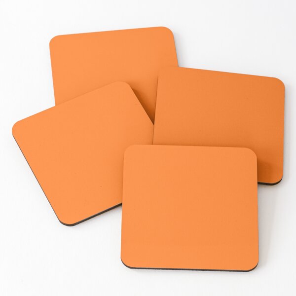 Item preview, Pumpkin Solid Color designed and sold by The Little Wood Cottage.