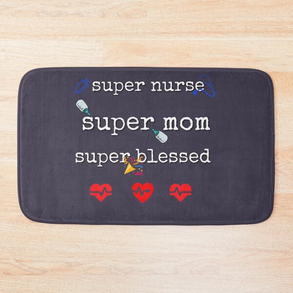 Item preview, Cute Nurse Shirts Super Nurse Super Mom Super Blessed Proud Nursing Tshirts Nurse Appreciation Gift For A Nurse Registered Nurse Tee Custom designed and sold by SeaJayShop.