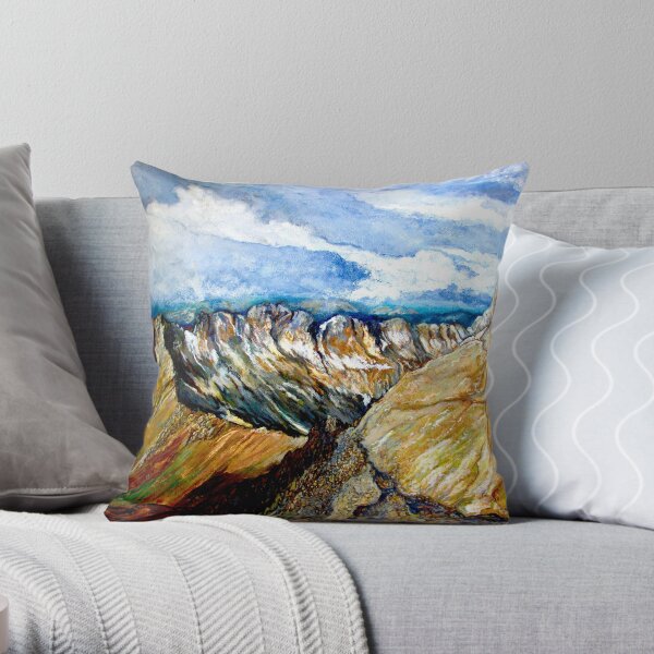 Mount Sneffels Throw Pillow