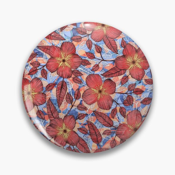 Item preview, Coral Summer - a hand drawn floral pattern designed and sold by micklyn.