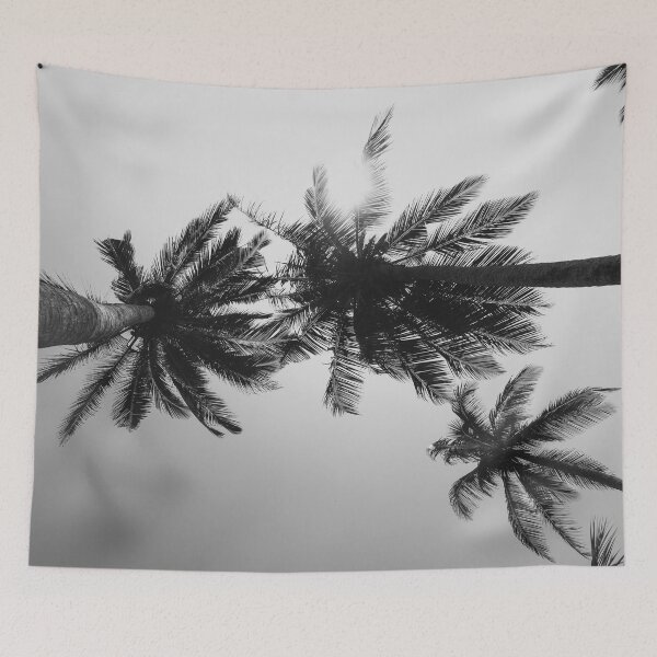 Item preview, Palmtree black&white designed and sold by ColorsHappiness.