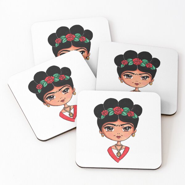 Item preview, Frida Kahlo Cartoon Drawing designed and sold by Feeling Artsy.