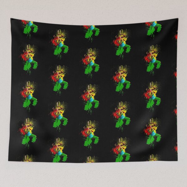 Item preview, Guitar Rasta Lion Art for Reggae Lover designed and sold by MYZAK HRM.