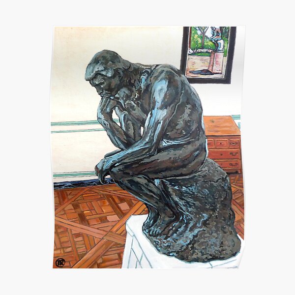 Le Penseur The Thinker Poster