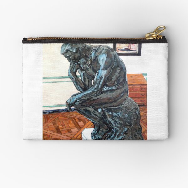 Le Penseur The Thinker Zipper Pouch