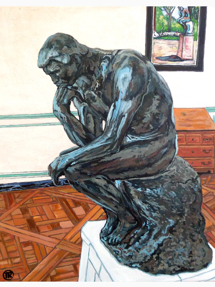 Le Penseur The Thinker by donnaroderick
