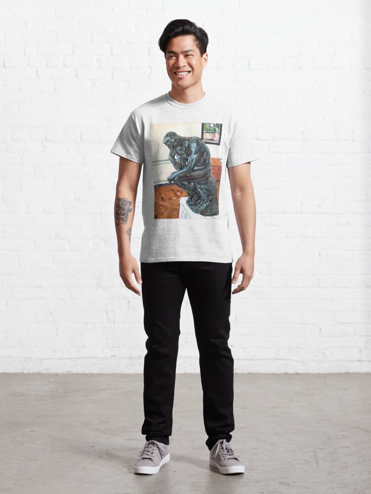 Alternate view of Le Penseur The Thinker Classic T-Shirt
