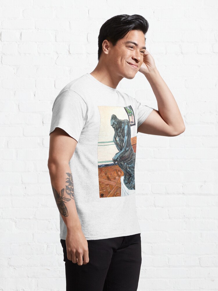 Alternate view of Le Penseur The Thinker Classic T-Shirt