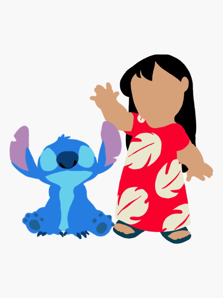 Disney, Design, Disney Lilo And Stitch Stitch Crying Waterproof Sticker