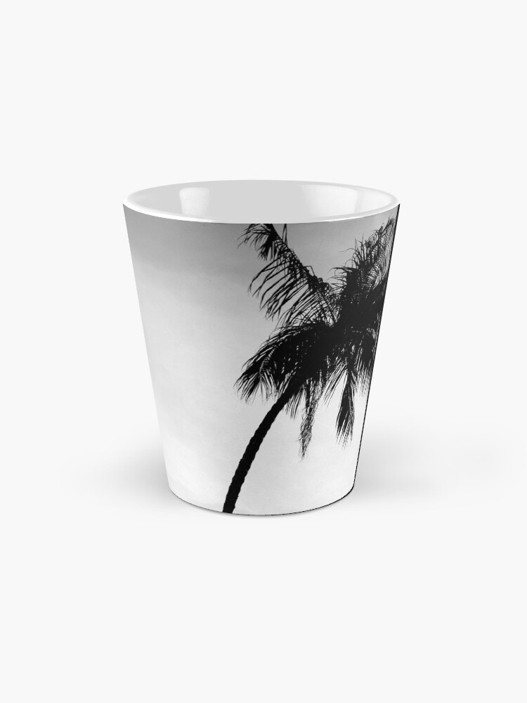 Alternate view of Palmtree black&white Mug
