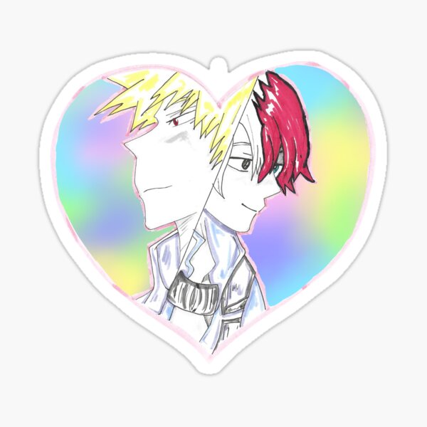 BakuTodo Rainbow Sticker