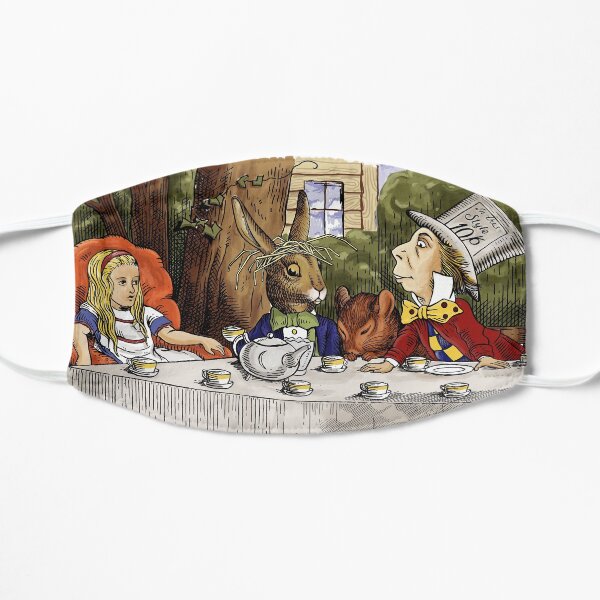 Alice au pays des merveilles - Tea Party Mad Hatters Masque sans plis