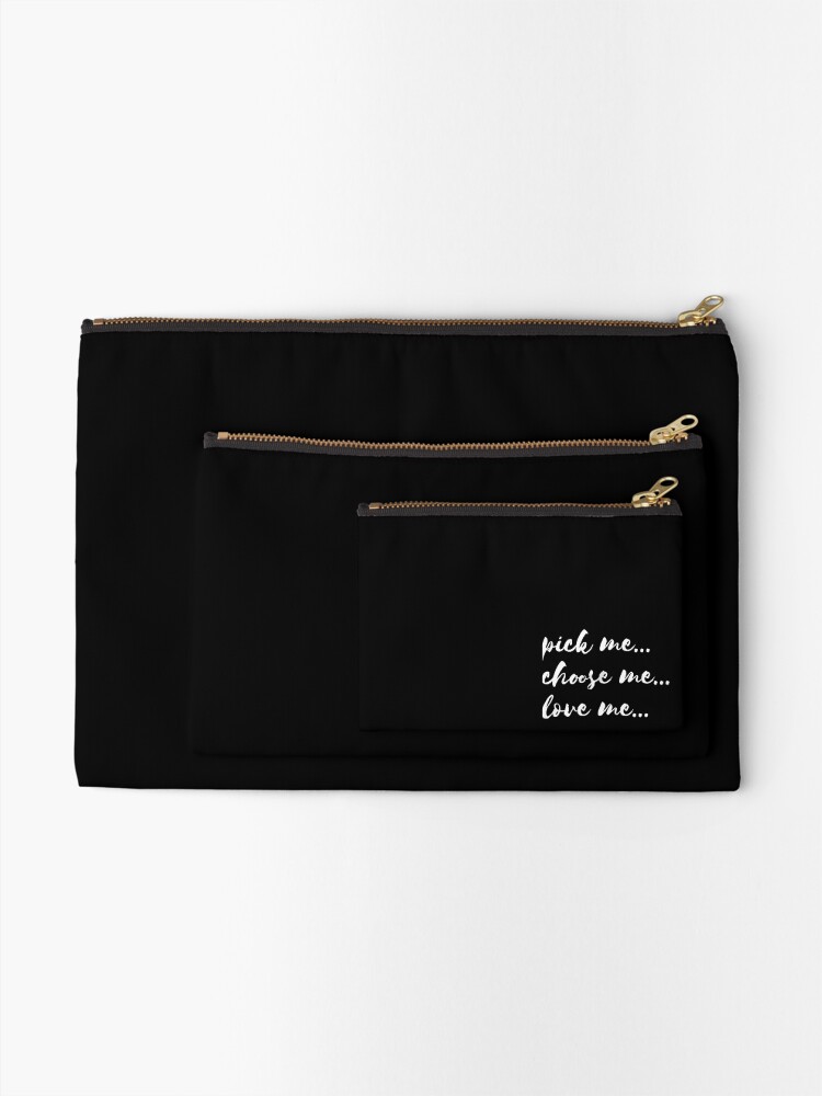 Alternate view of pick me..... Zipper Pouch
