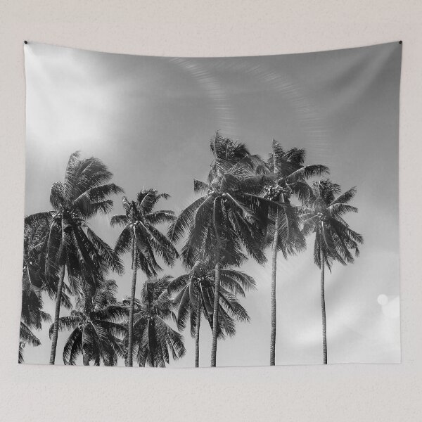 Item preview, Palmtrees black&white designed and sold by ColorsHappiness.