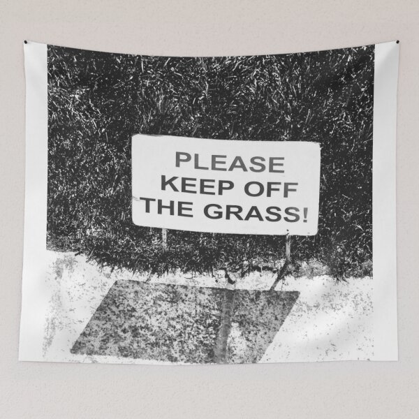 Item preview, Keep off the grass designed and sold by frankuffmann.