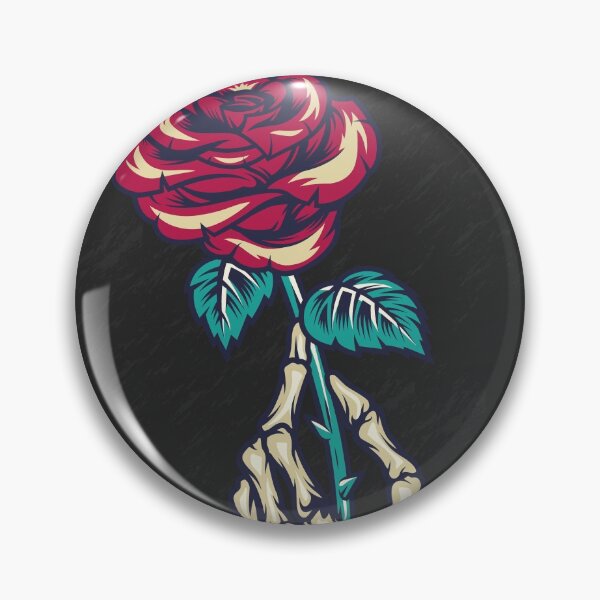 Item preview, skeleton hand holding rose designed and sold by Boutique-Chic.