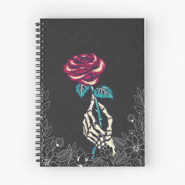 Item preview, skeleton hand holding rose designed and sold by Boutique-Chic.