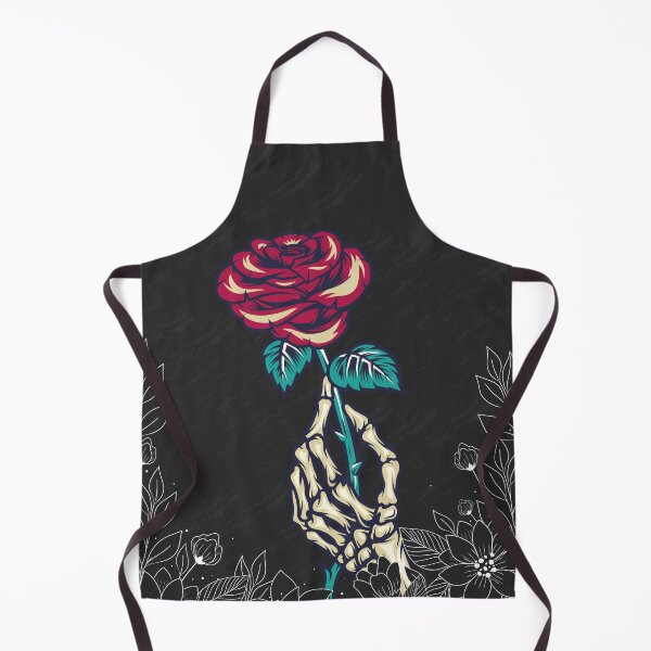 Item preview, skeleton hand holding rose designed and sold by Boutique-Chic.