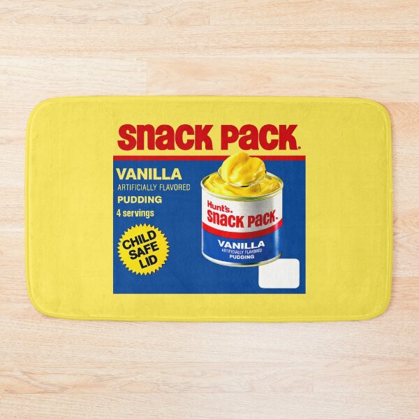 Item preview, VANILLA SNACK PACK PUDDING - WRAPPER designed and sold by ThrowbackAds.