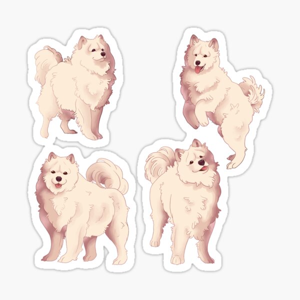 Samoyed Style Sticker