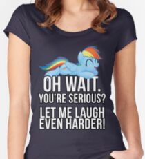 You're Serious? (My Little Pony: Friendship is Magic) Women's Fitted Scoop T-Shirt