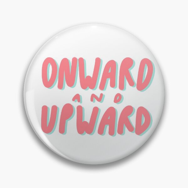 Item preview, Onward and Upward Quote Sticker  designed and sold by balloonbreath.